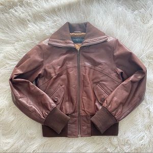 SOLD — Vintage Leather Bomber